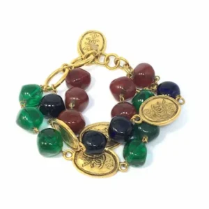 シャネル グリポワココマークプレート ブレスレット