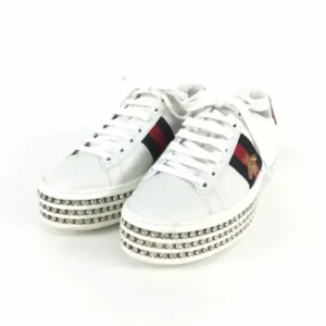 グッチ エンブロイダリー クリスタル スニーカー