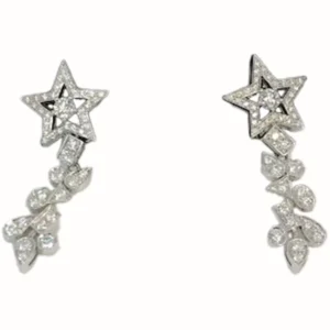 シャネル コメット ダイヤ ピアス