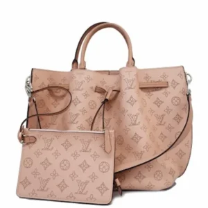 ルイ・ヴィトン マヒナ ジロラッタ トートバッグ レザー ピンク M54401