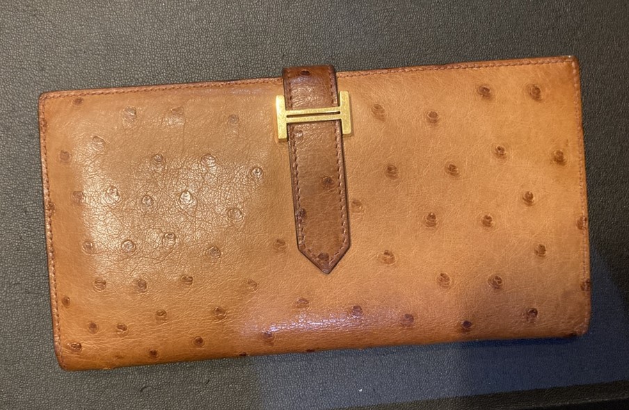エルメス ベアン オーストリッチベアン