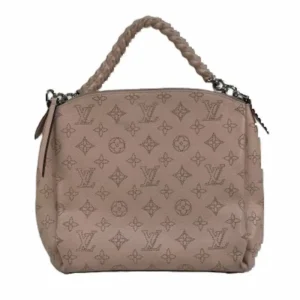 ルイ・ヴィトン モノグラム マヒナ バビロン チェーン BB ショルダーバッグ カーフレザー ピンク M51224