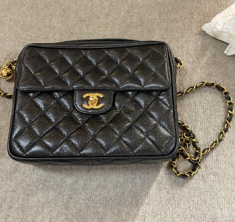 シャネル ミニマトラッセ ラムスキン