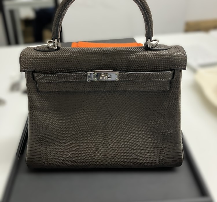 エルメス ケリー25 エベンヌ アルデンヌ