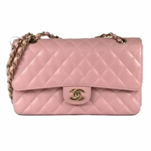 シャネル マトラッセ キャビアスキン ダブルフラップ