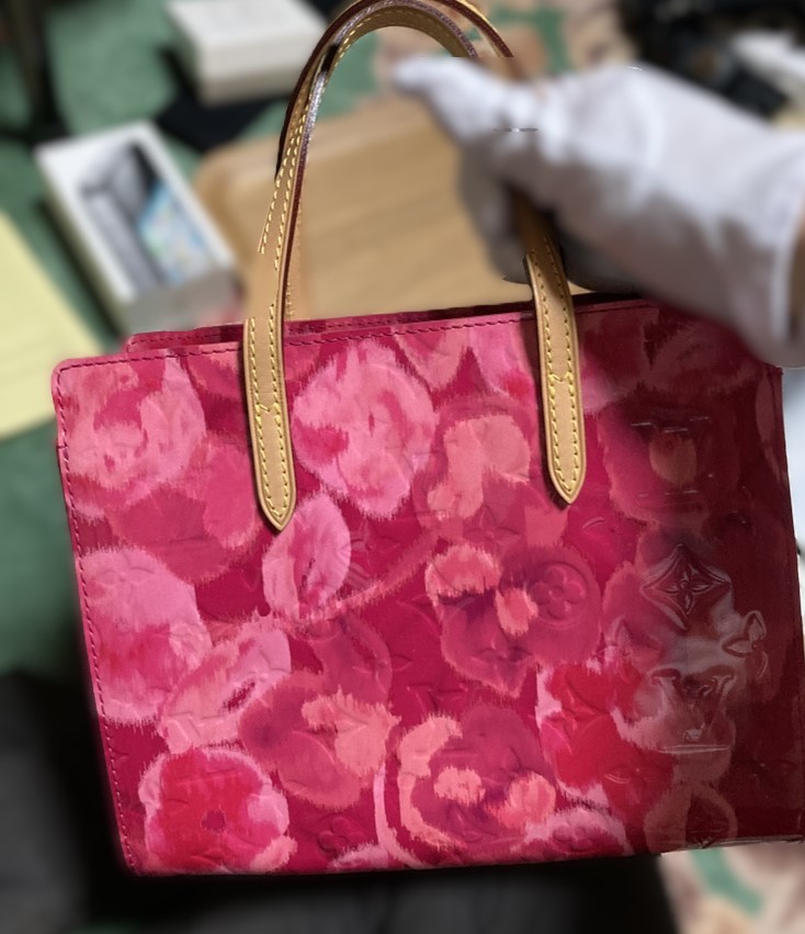 ルイ・ヴィトン ヴェルニ・イカットフラワー カタリーナBB ローズヴェルー