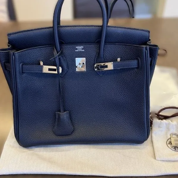 エルメス バーキン25 トゴ ブルーニュイ