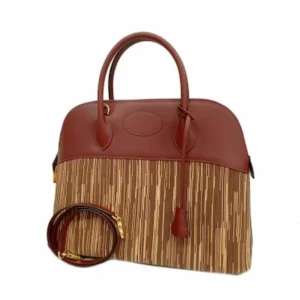 エルメス ボリード35 ボックスカーフ×ヴィブラート □F刻印