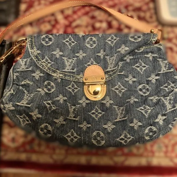 ルイ・ヴィトン モノグラム・デニム ミニプリティ