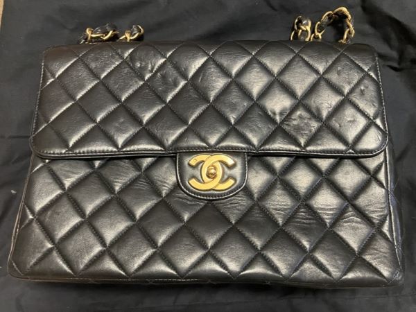 シャネル マトラッセ ダブルフェイス ラムスキン