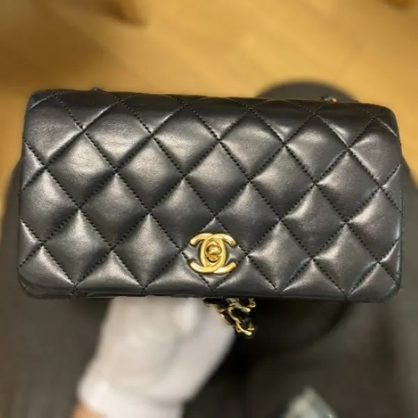 シャネル マトラッセ ラムスキン