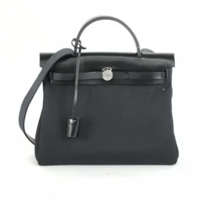 エルメス エールバッグジップPM トワルアッシュ B刻印