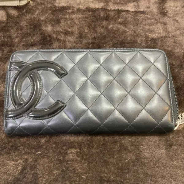 シャネル　カンボンライン　ココマーク財布