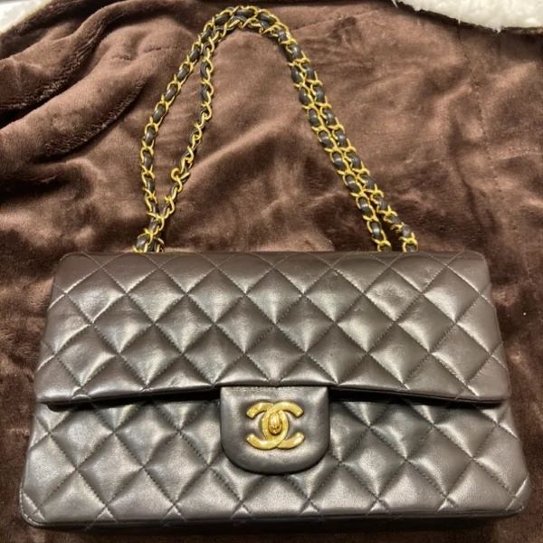 シャネル　マトラッセ　ラムスキン