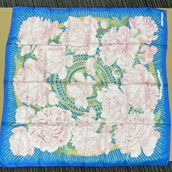 エルメス　スカーフ　Les Pivoines
