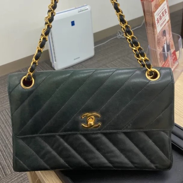 シャネル　マトラッセ　ラムスキン