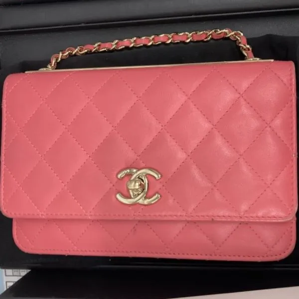 シャネル　マトラッセ　ラムスキン