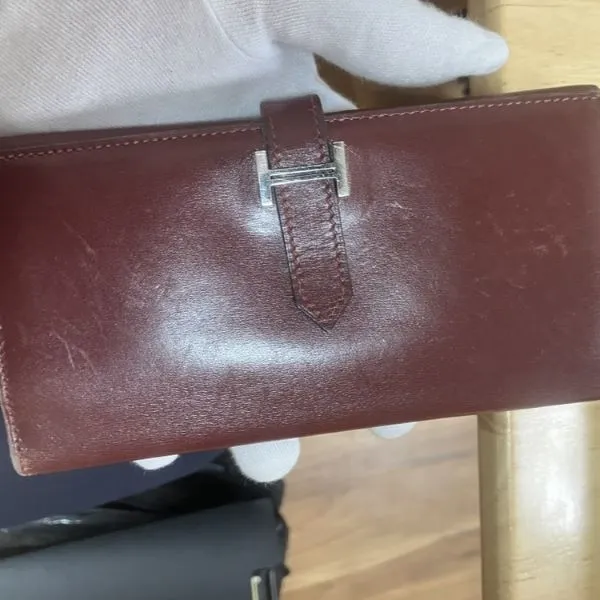 エルメス　ベアン　ボックスカーフ