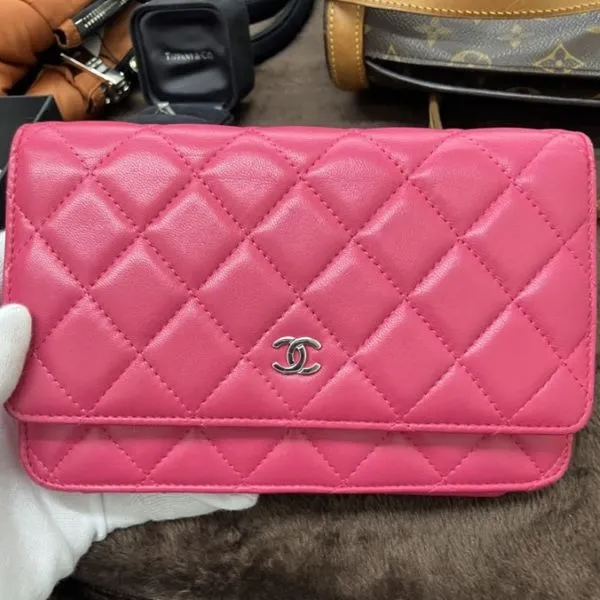 シャネル　マトラッセ　ラムスキン