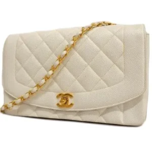 シャネル マトラッセ キャビアスキン ダイアナフラップ