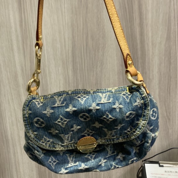 ルイヴィトン　ミニプリーティ　モノグラムデニム