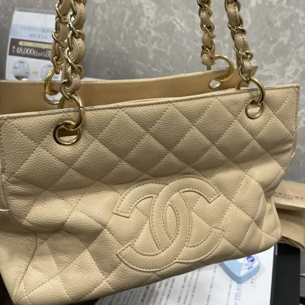 シャネル　チェーンショルダー　トートバッグ