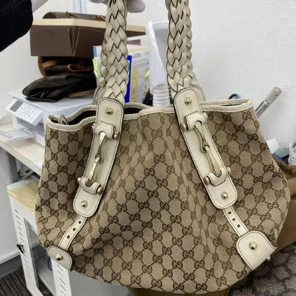 グッチ　GGキャンバス　ハンドバッグ