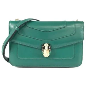 ブルガリ セルペンティ ショルダーバッグ レザー