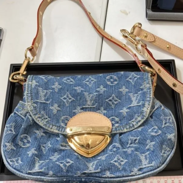 ルイヴィトン　サンセット　モノグラムデニム