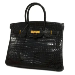 エルメス バーキン35 クロコ D刻印 ゴールド金具