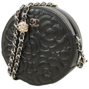 シャネル カメリア キャビアスキン