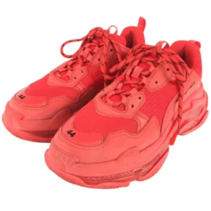 バレンシアガ スニーカー メッシュ レザー