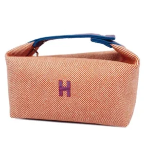 エルメス ブリッドアブラックGM ポーチ キャンバス