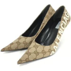 グッチ ヒールパンプス ブラウン