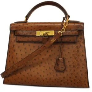 エルメス ケリー28 オーストリッチ S刻印