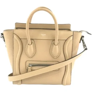 セリーヌ ラゲージナノ ハンドバッグ レザー