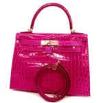 エルメス ケリー28 クロコダイル U刻印