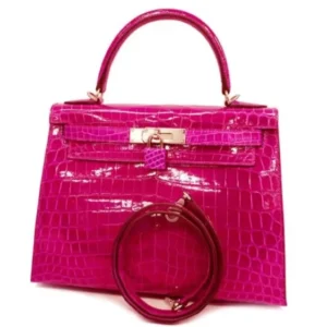 エルメス ケリー28 クロコダイル U刻印