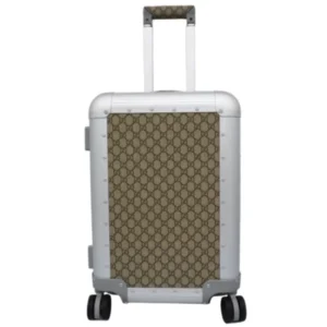 グッチ GGスプリーム スーツケース トランク PVC アルミニウム