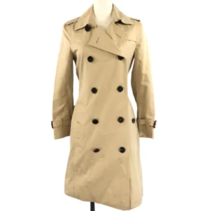 バーバリー コート ベージュ レディース ウエストベルト