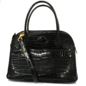 エルメス ボリード27 クロコダイルポロサス