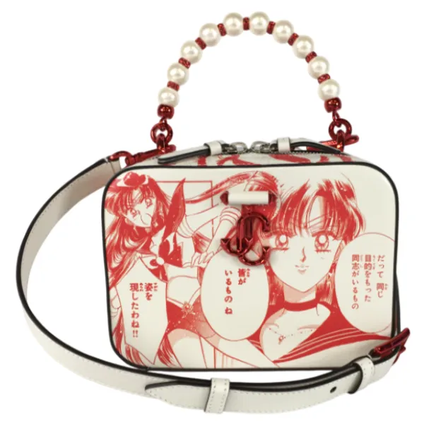 ジミーチュウ ハンドバッグ レザー ツートンカラー セーラームーンコラボの参考買取価格- ブランド買取専門店のおたからや