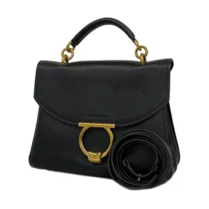 サルヴァトーレ・フェラガモ ガンチーニ ハンドバッグ レザー