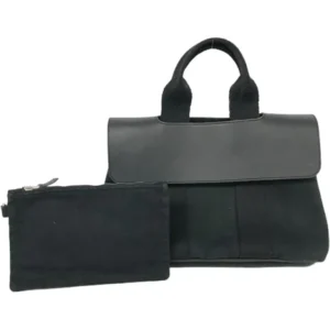 エルメス ヴァルパライソPM ハンドバッグ キャンバス シルバー金具