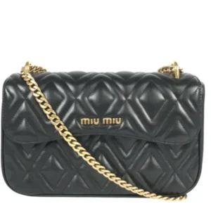 ミュウミュウ ショルダーバッグ レザー