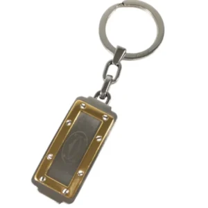 カルティエ サントス キーホルダー メタル ツートンカラー