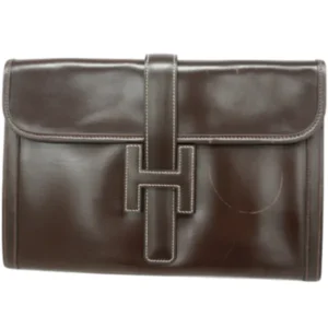 エルメス ジジェPM クラッチバッグ レザー