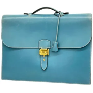 エルメス サックアデペッシュ41 ブリーフケース レザー