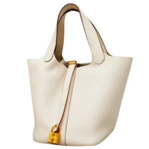 エルメス ピコタンロックPM ハンドバッグ レザー W刻印