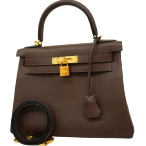 エルメス ケリー28 ハンドバッグ レザー